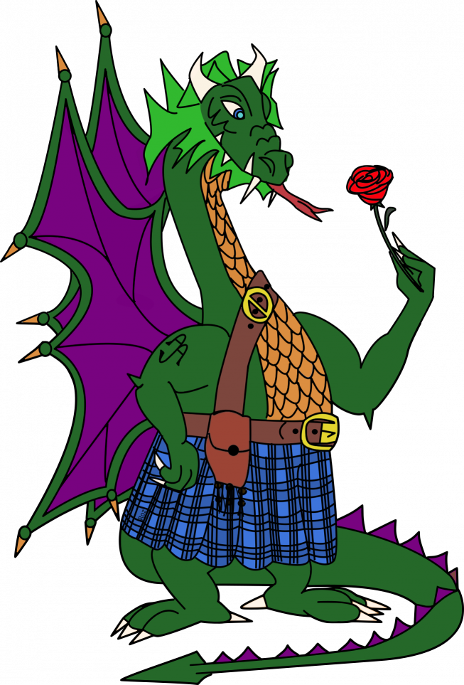 MacDudley Dragon Entertainment Logo